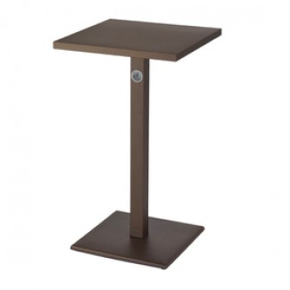 Emu 24 Square Lock Solid Top Restaurant Commercial Hospitality Metal Italian Bar Height Table